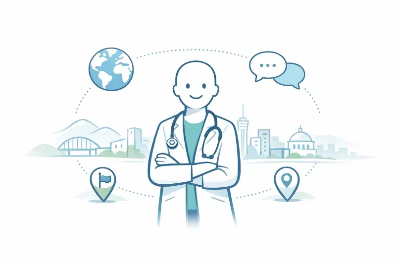 regionális megjelenés orvosoknak és klinikáknak